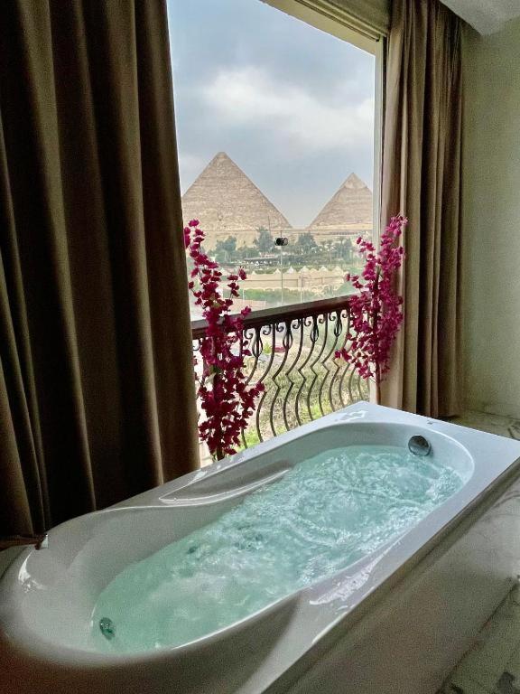 Unique Pyramids Boutique Inn Kafret el-Gabal 外观 照片